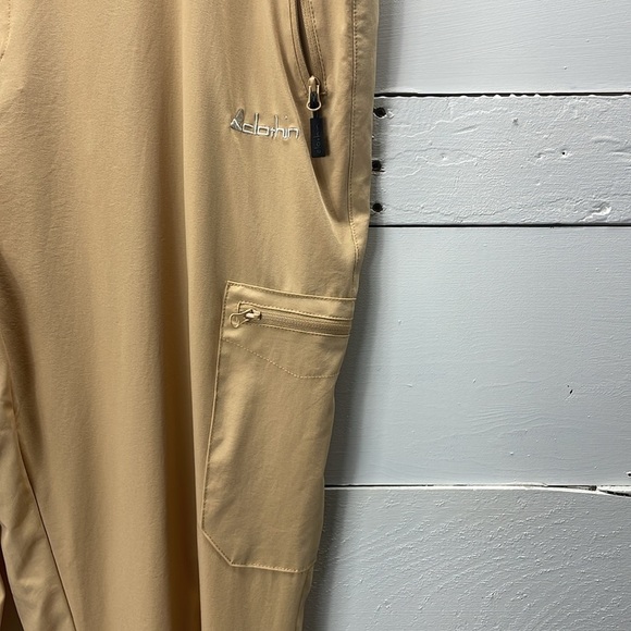 Clothin Men's Khaki Nylon Pants With Pockets Size XL - Picture 2 of 5